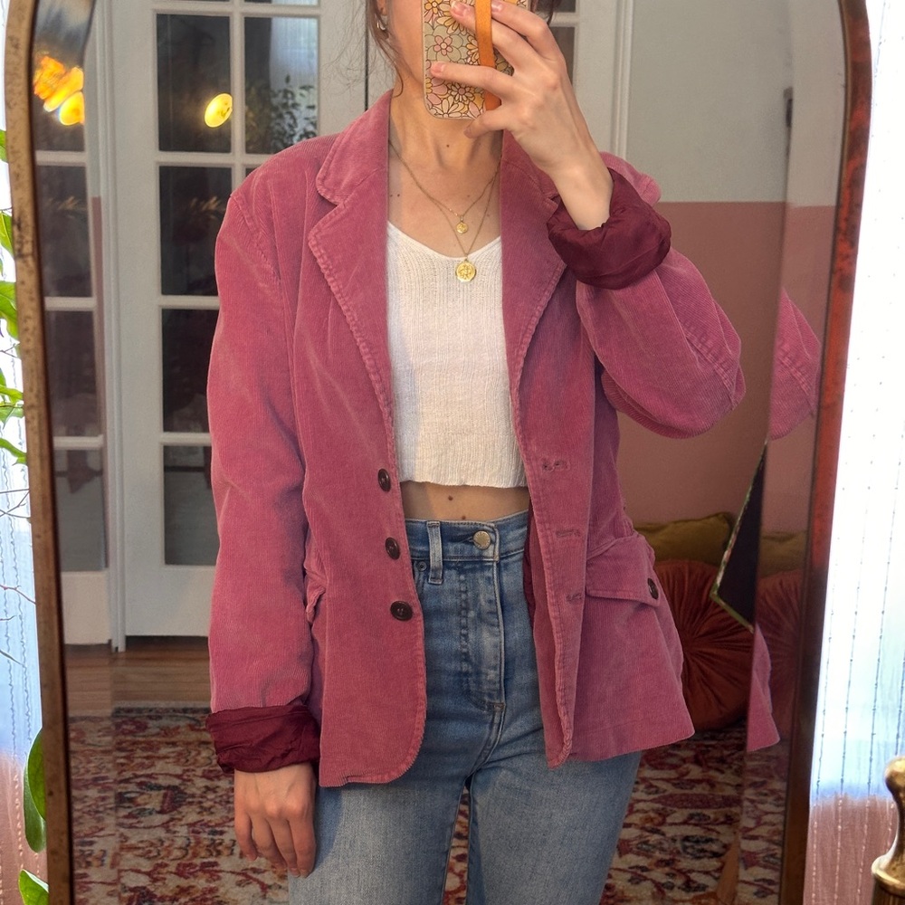Pink Corduroy Jacket